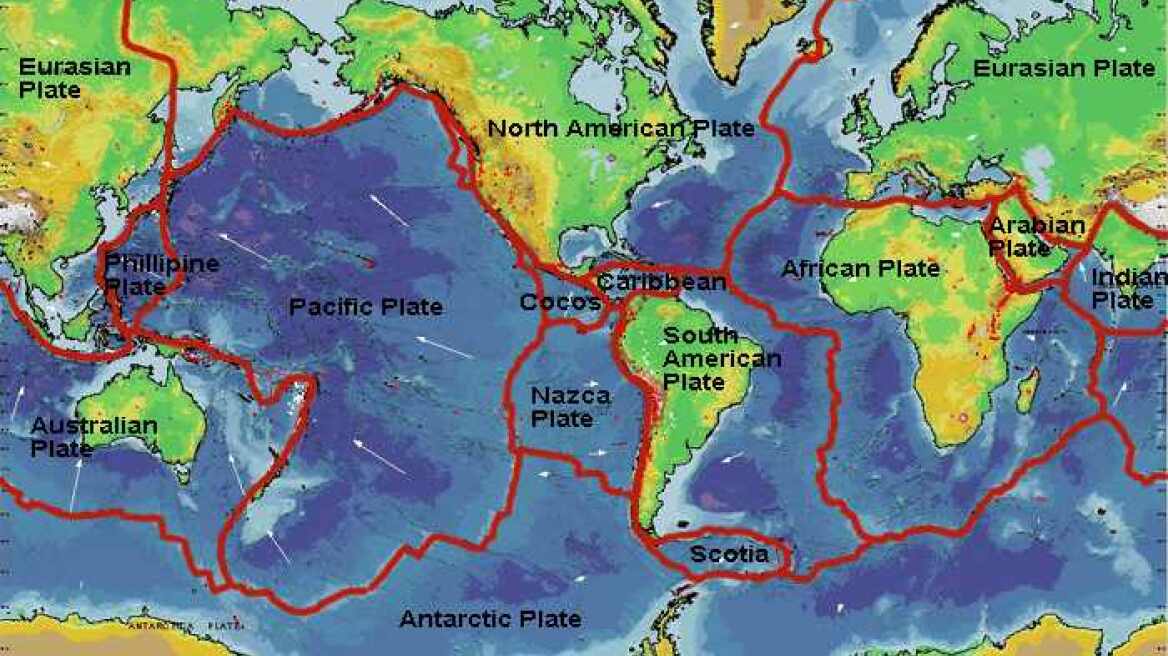 Μετατόπιση τεκτονικών πλακών λόγω… κλίματος;