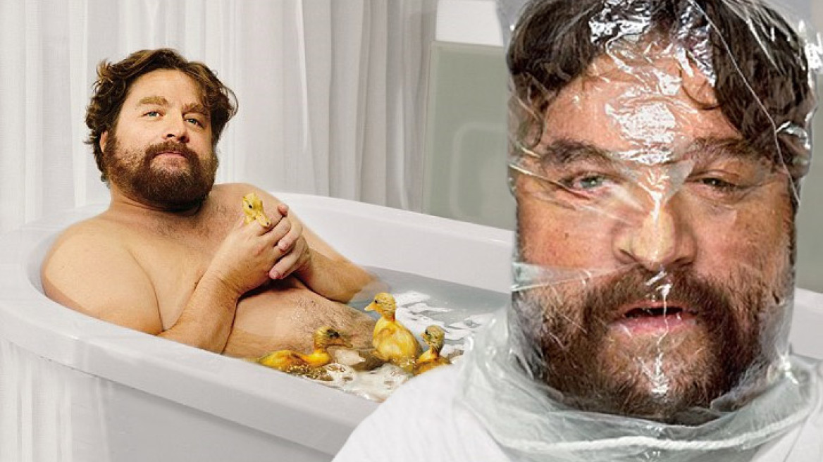 Ο Zack Galifianakis και τα… παπάκια του!