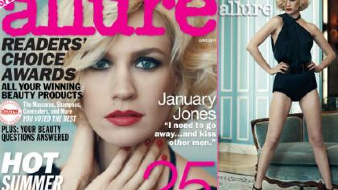 January Jones: Φωτογράφηση για το «Allure»