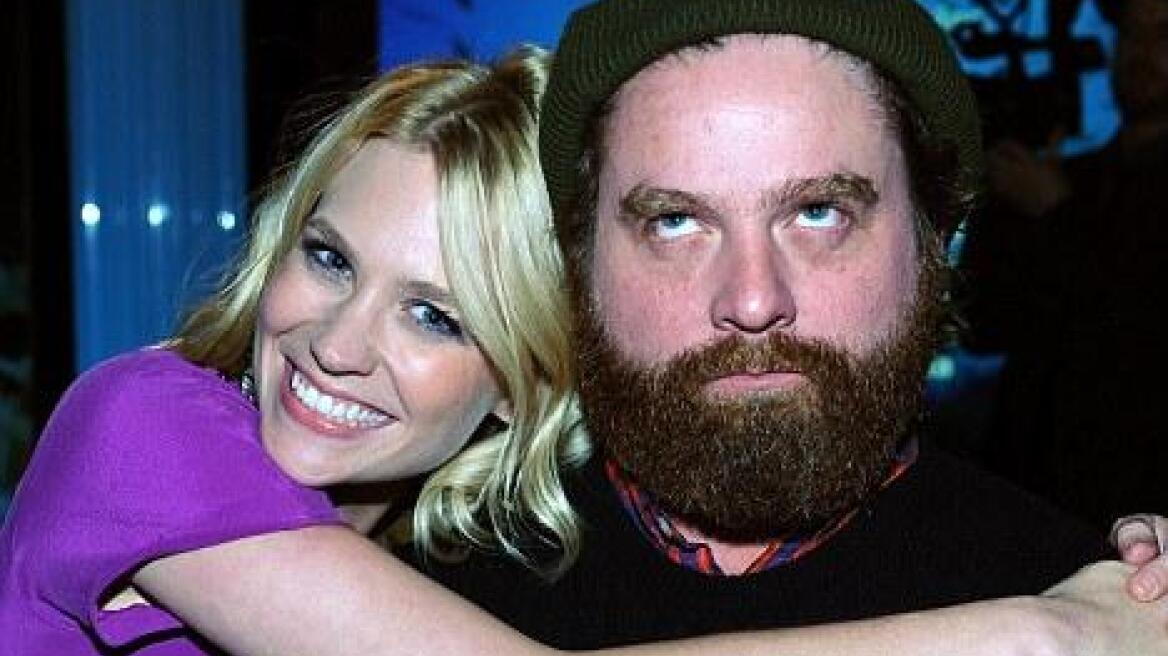 Zach Galifianakis εναντίον January Jones