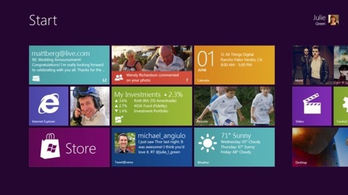 Τα Windows 8 αποκαλύφθηκαν!