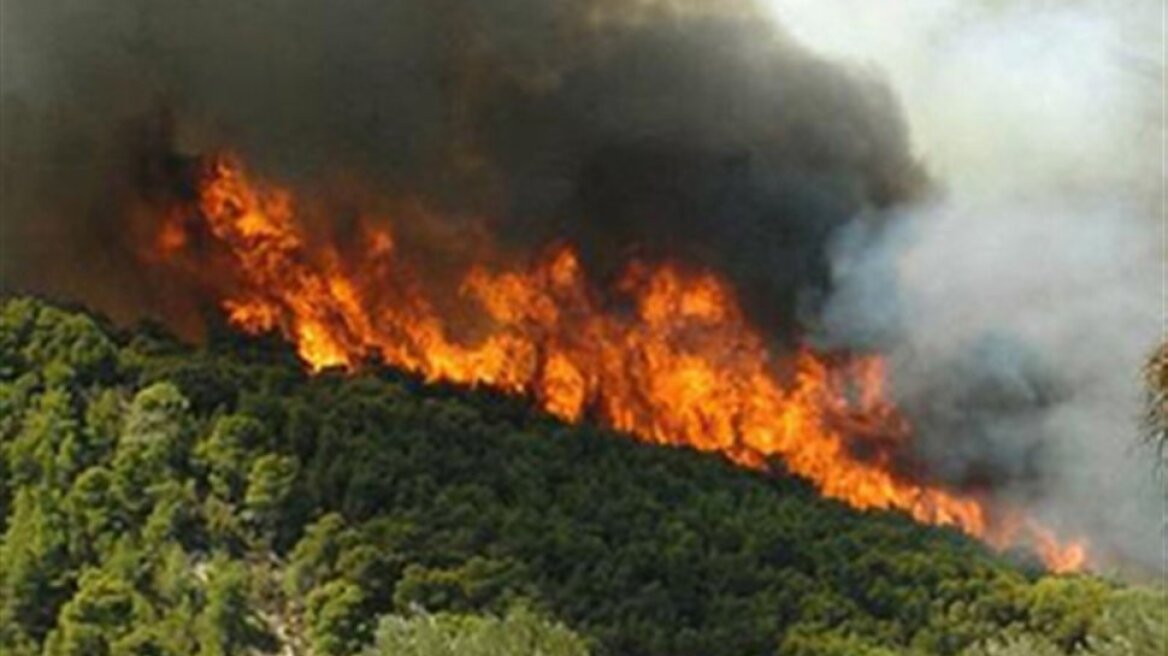  Πυρκαγιές σε Θεσπρωτία και Ρέθυμνο