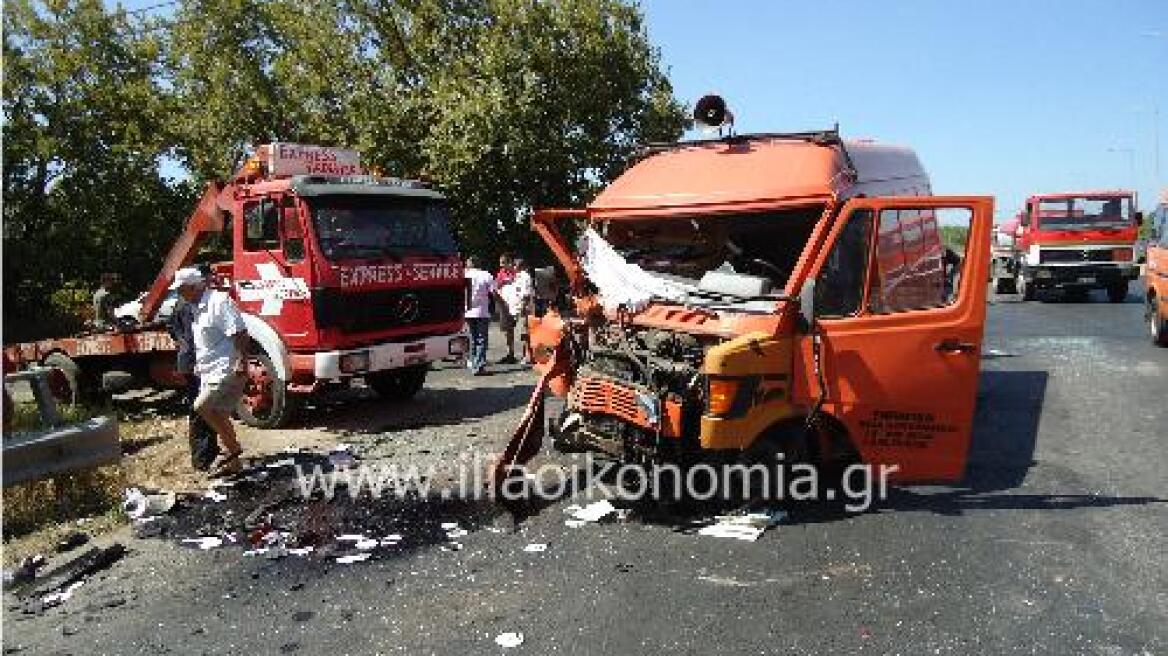 Tροχαίο με πέντε τραυματίες στον Πύργο