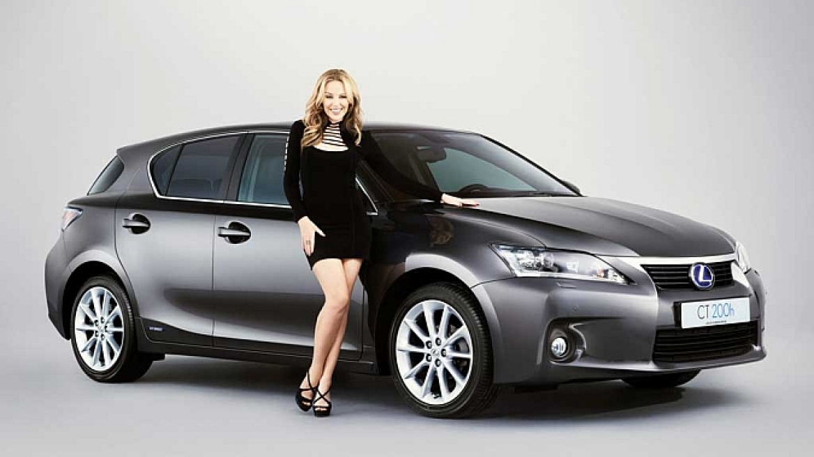 Kylie Minogue: Διαφημίζει τη Lexus CT200h (video)