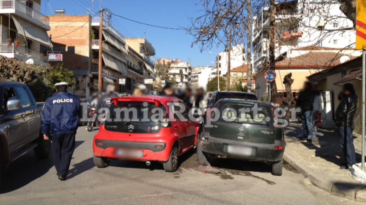 Καραμπόλα αυτοκινήτων στη Λαμία από... απροσεξία!