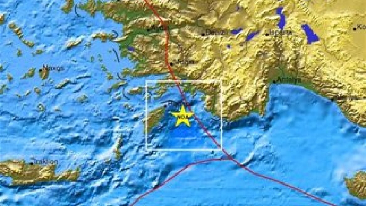 Σεισμός 4,1 ρίχτερ ανάμεσα σε Ρόδο και Καστελόριζο