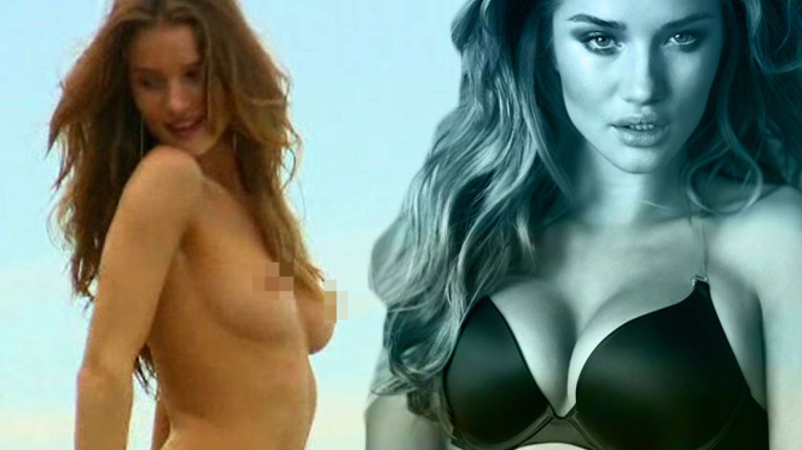 Τόπλες φωτογράφηση από τη Rosie Huntington!