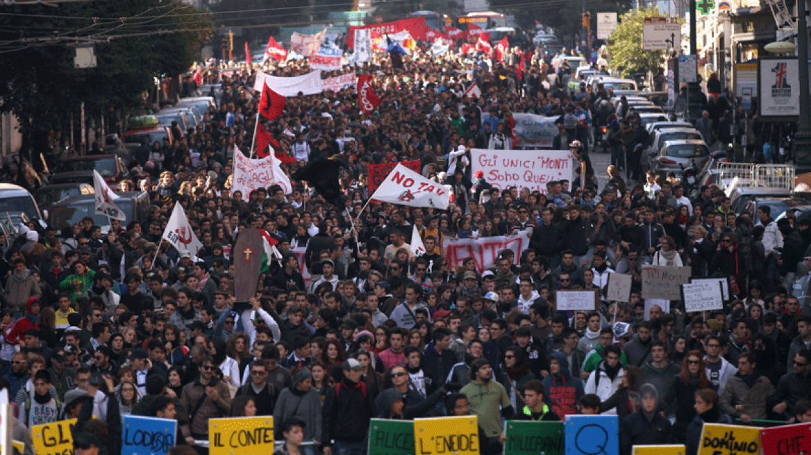 Διαδηλώσεις αγροτών στη Ρώμη για τη φορολογία 