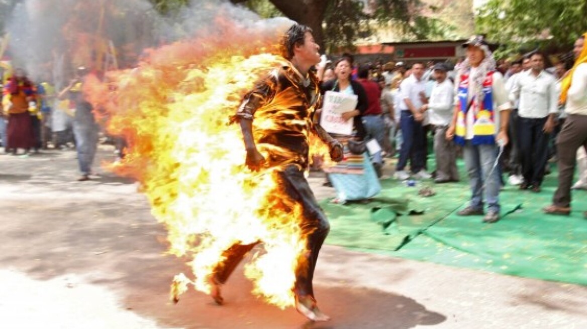 Ακόμα ένας Θιβετιανός αυτοπυρπολήθηκε 