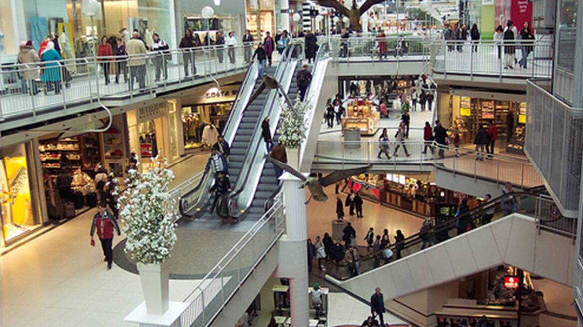 Shopping centers (in cities too) open on Sundays!