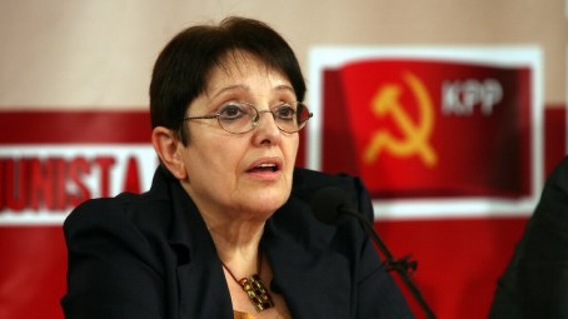 Papariga: "No to a coalition with SYRIZA"