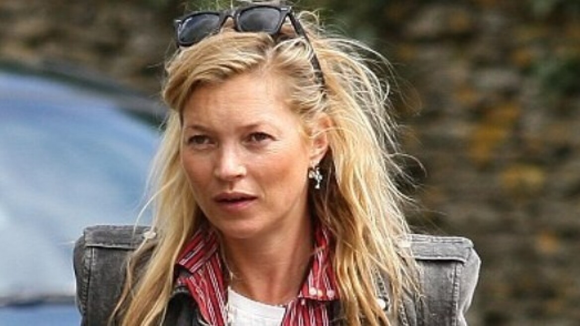 Η Kate Moss ατημέλητη και πανέμορφη!