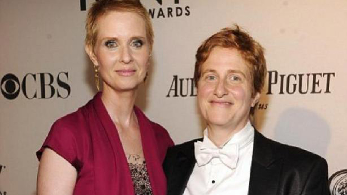 Η νεόνυμφη Cynthia Nixon!