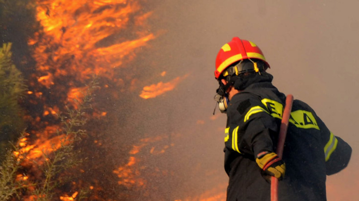 Νεκρός πυροσβέστης στην Ελευσίνα - Κάηκαν σπίτια στην Σαλαμίνα 