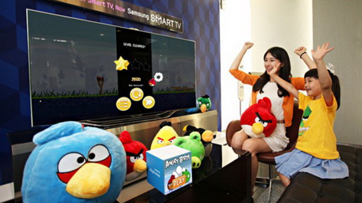 Angry Birds στη Samsung Smart TV