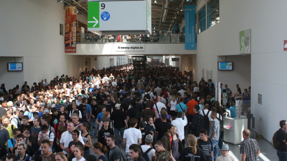 Πολύς κόσμος στη Gamescom 2012