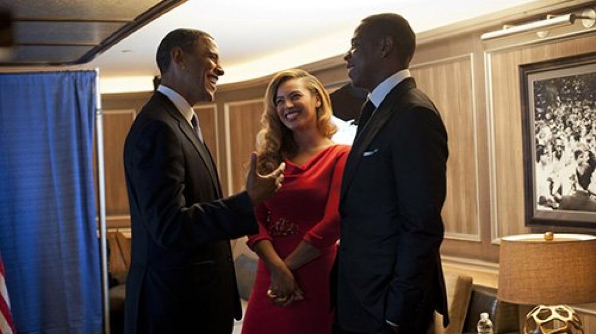 Όταν η Beyonce και ο Jay Z (ξανα)συνάντησαν τον Obama