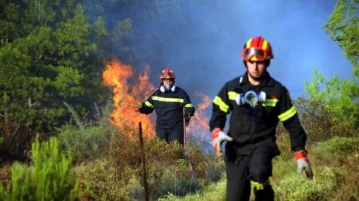 Ολονύχτια μάχη με τις φλόγες στον Άγιο Νικόλαο 