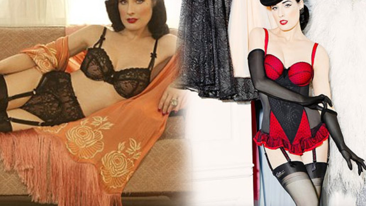  Η Dita Von Teese επιδεικνύει τα δικά της εσώρουχα