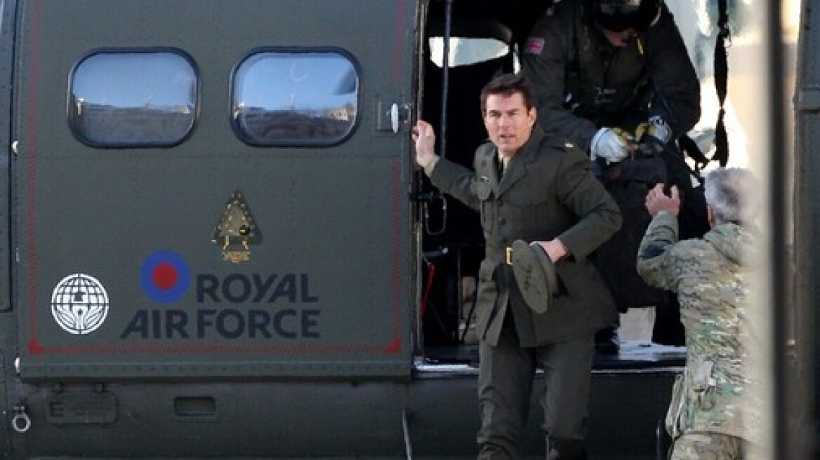 Ο Tom Cruise στα γυρίσματα του «All You Need is Kill»