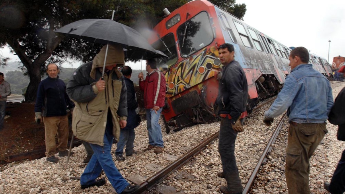 Εκτροχιασμός αμαξοστοιχίας στην Ξάνθη