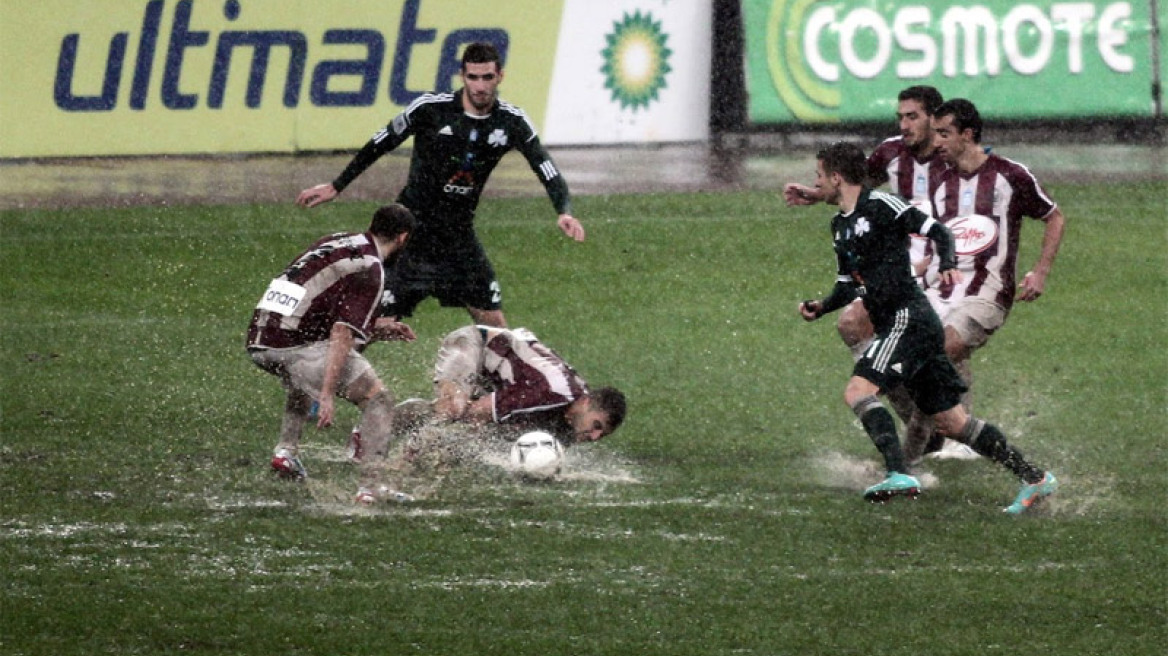 Με 4-0 νίκησε ο ΠΑΟ την Προοδευτική στη... λασπομαχία του ΟΑΚΑ