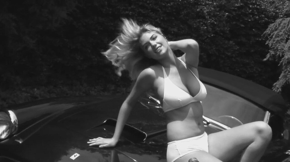 Kate Upton: Ασπρόμαυρη αλλά σέξι 