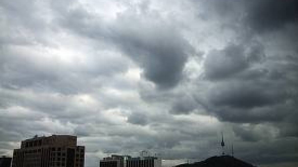 Cloudy weather throughout the country