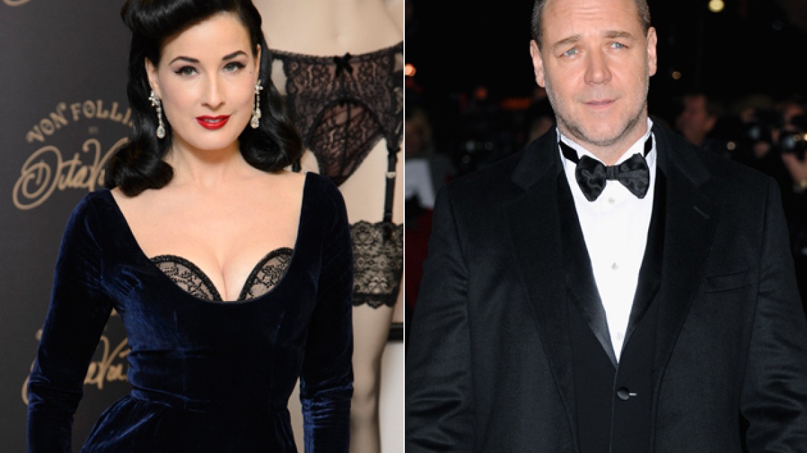 Το πρωινό μασάζ του Russell Crowe με την Dita Von Teese