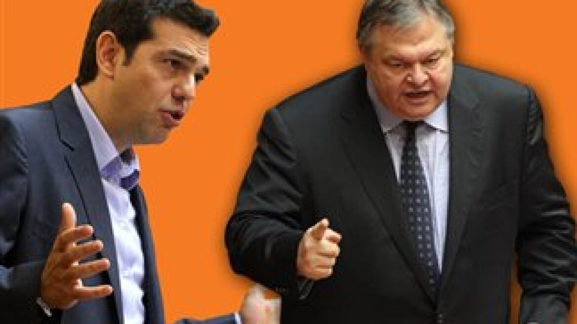 Venizelos – Tsipras clash about Schäuble and the defensive plans in parliament