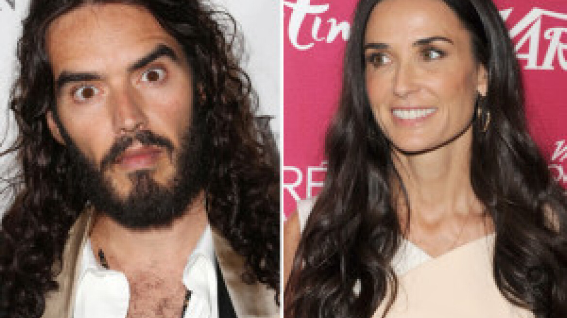 Η Demi Moore τα έχει με τον Russell Brand! 