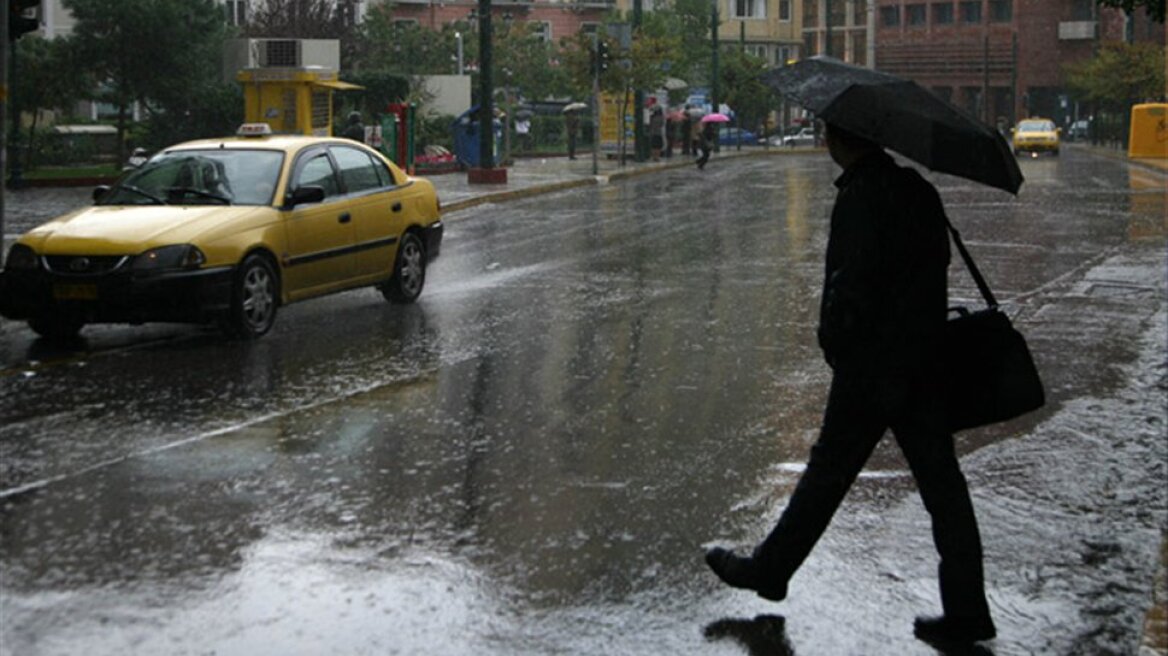 Βροχές με άνοδο της θερμοκρασίας