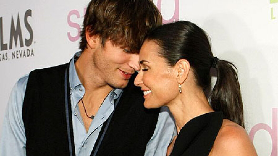 Διατροφή ζητά από τον Ashton Kutcher η Demi Moore 