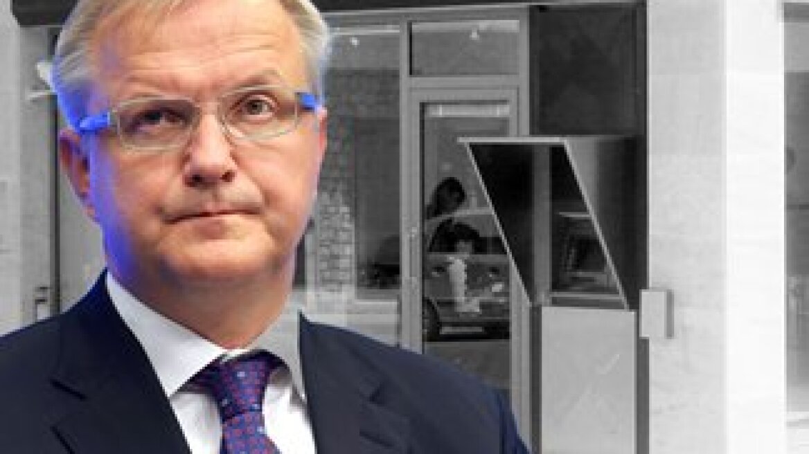 Rehn: "We are preparing a directive for haircut on deposits"