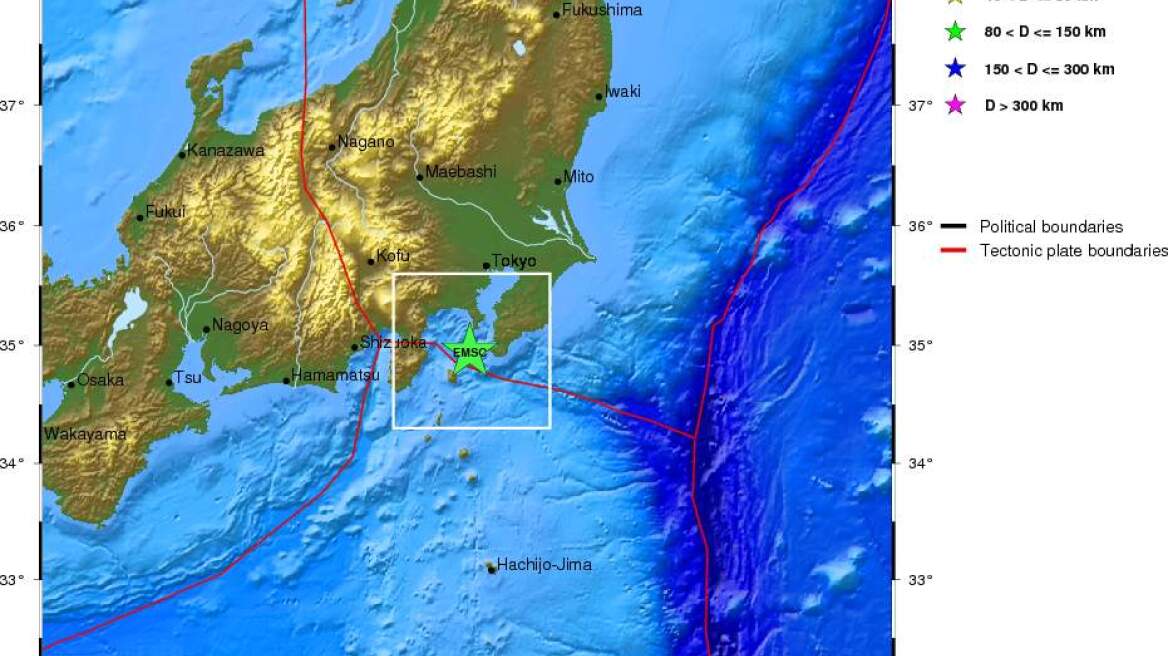 Σεισμός 6,2 Ρίχτερ στην Ιαπωνία