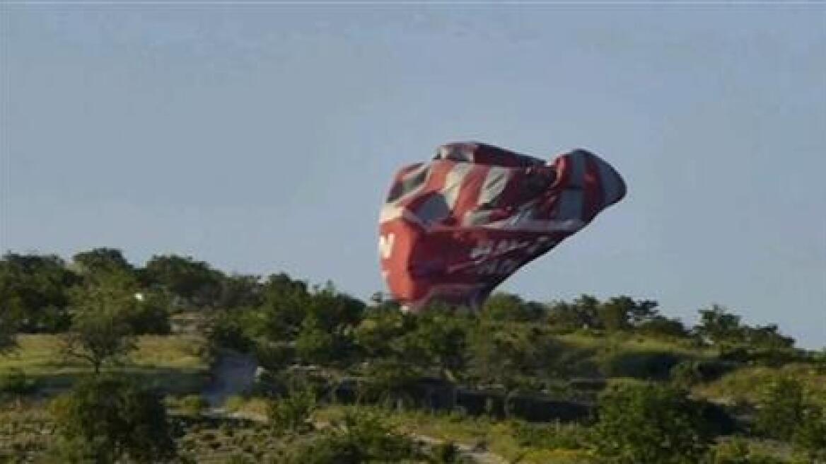 Δείτε βίντεο με τη συντριβή του αερόστατου στην Καππαδοκία  