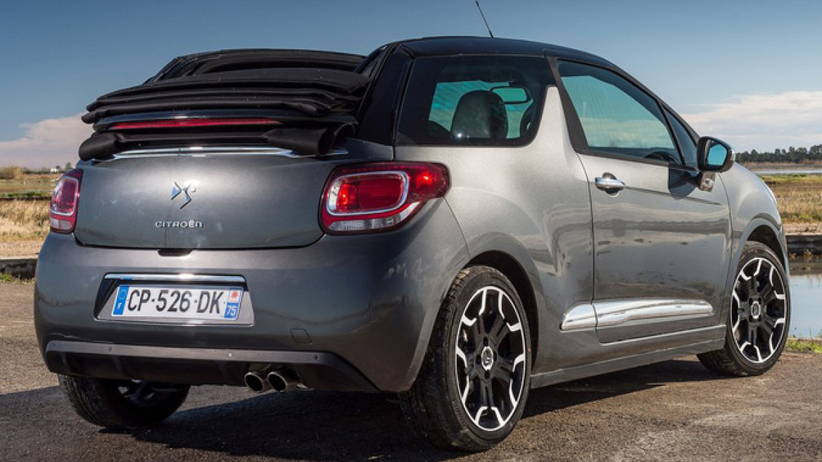 To Citroen DS3 Cabrio χωρίς τέλη κυκλοφορίας!