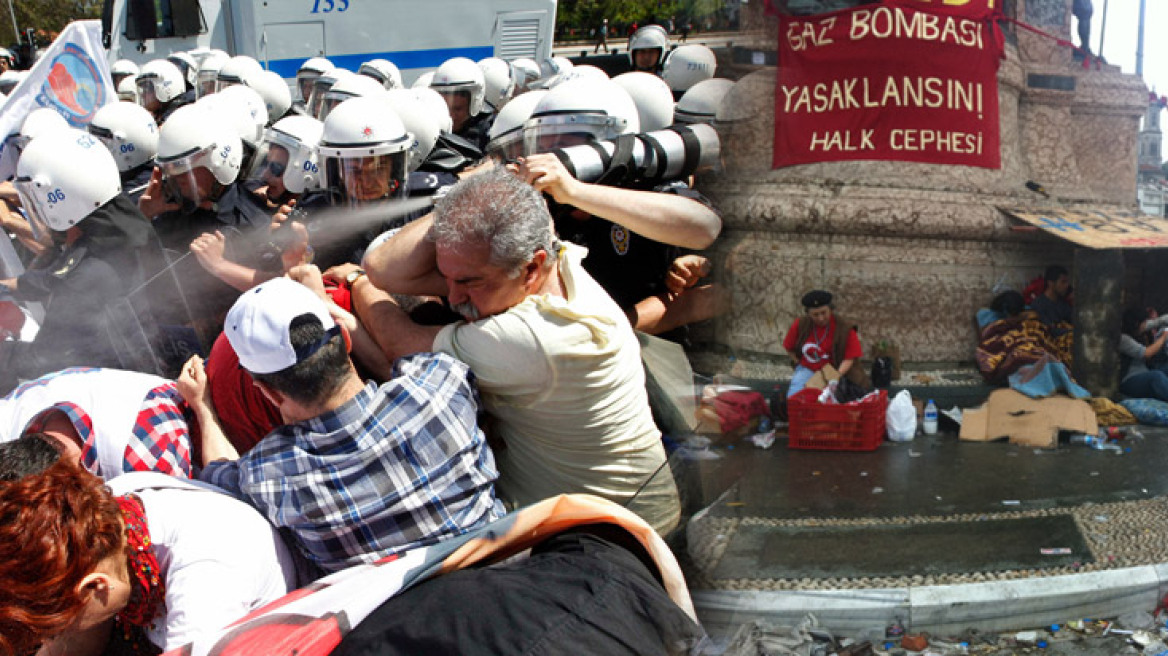 Στην Ταξίμ πίνουν μπύρες, στην Άγκυρα μάχονται με την Αστυνομία