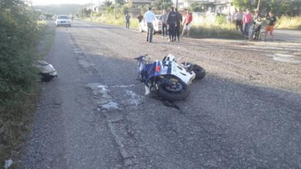 Σύγκρουση δικύκλων στο Αγρίνιο με τραυματίες 