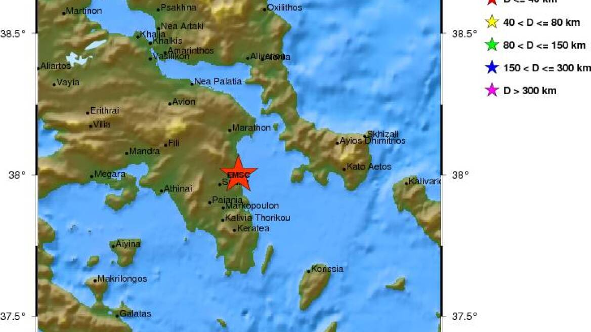 Τρόμαξαν την Αττική τα 4,4 Ρίχτερ στο Πικέρμι