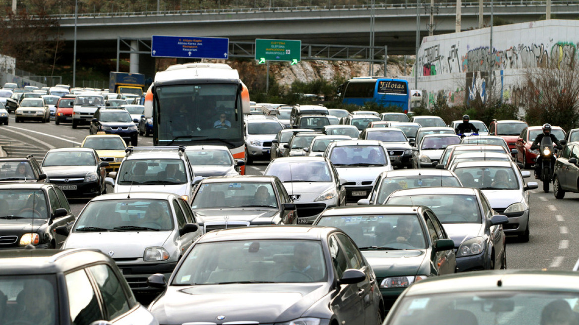 Αυξημένη η κίνηση στις εξόδους της Θεσσαλονίκης