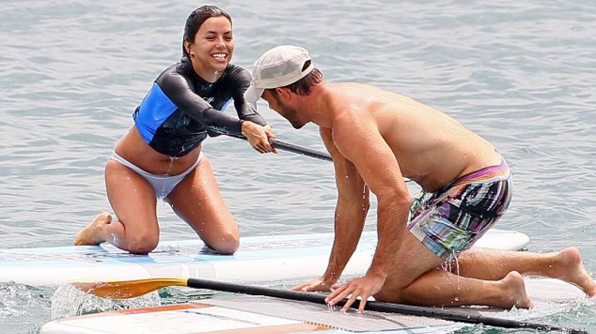 Eva Longoria- Ernesto Arguello: Κάνοντας Paddle Board