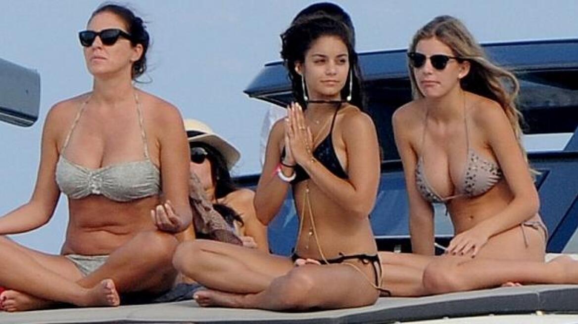 Γιόγκα στο σκάφος για τη Vanessa Hudgens 