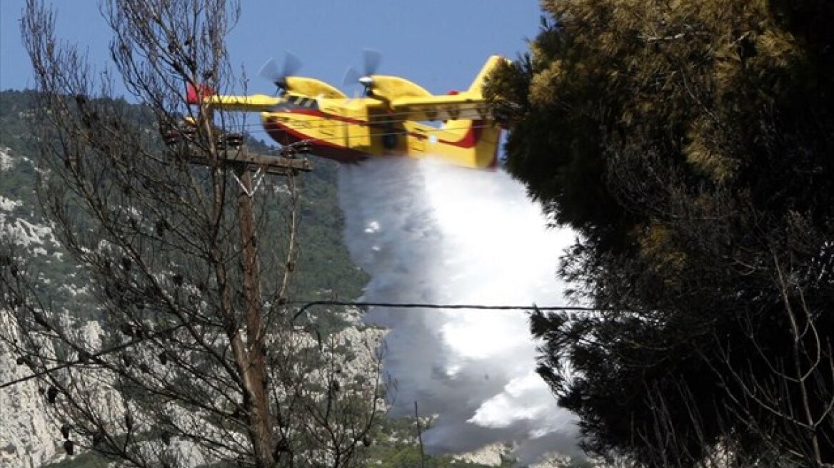 Υπό μερικό έλεγχο η φωτιά στην Κεφαλονιά