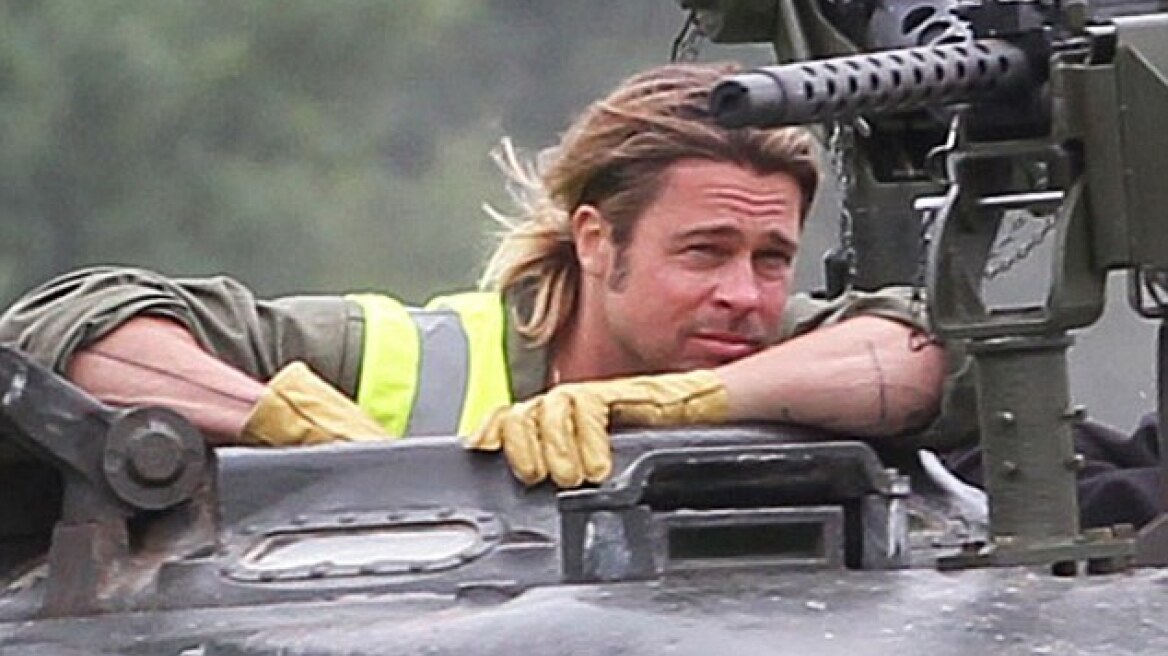 Brad Pitt: Στα γυρίσματα της νέας του ταινίας «World War II»