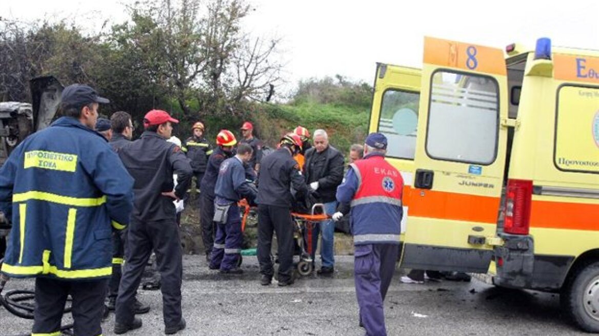 Καραμπόλα με περισσότερα από δέκα αυτοκίνητα στη Θεσσαλονίκη 