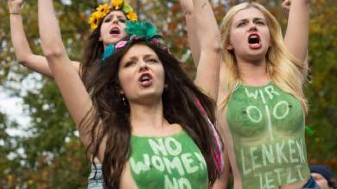 Oι γυμνόστηθες Femen θέλουν τις γυναίκες της Σαουδικής Αραβίας... στο τιμόνι! 