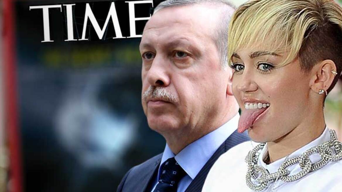 Time: Πρόσωπα της χρονιάς η Miley Cyrus και ο Ερντογάν!