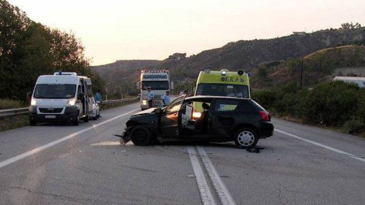 Τροχαίο ατύχημα στο Ηράκλειο Κρήτης