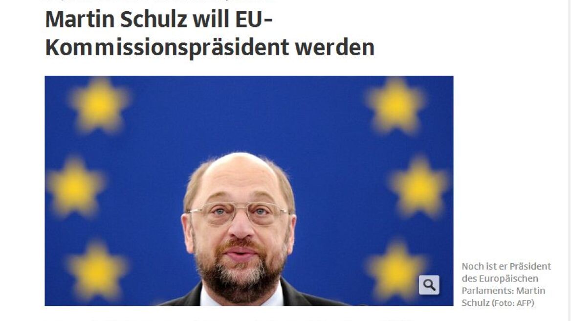 Μάρτιν Σουλτς: Αν γίνω πρόεδρος της Κομισιόν θα κάνω τα γερμανικά επίσημη γλώσσα